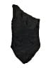 J.Crew Solid Black One Piece Swimsuit Size 12 - photo 1