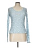Alfani Blue Long Sleeve Blouse Size L - photo 1