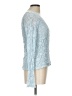 Alfani Blue Long Sleeve Blouse Size L - photo 4