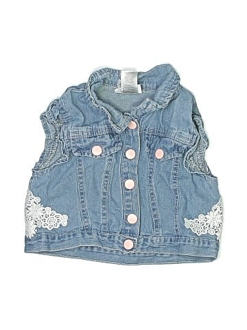 Little Lass Denim Vest (view 1)