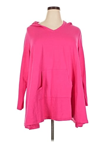 Woman Within Pullover Hoodie (view 1)