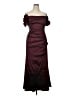 Xscape Burgundy Cocktail Dress Size 14 (petite) - photo 1