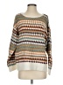 Knox Rose Print Tan Pullover Sweater Size S - photo 1