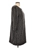 Originality Animal Print Gray Casual Dress Size L - photo 4