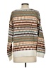 Knox Rose Print Tan Pullover Sweater Size S - photo 2