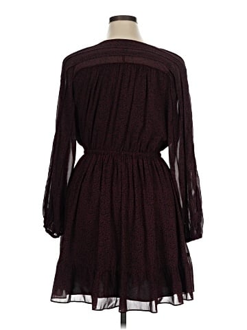 Madewell (Re)sourced Georgette Faux-Wrap Mini Dress (view 2)
