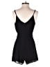 Naked Zebra 100% Polyester Solid Black Romper Size M - photo 2