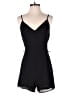 Naked Zebra 100% Polyester Solid Black Romper Size M - photo 1