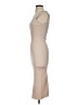 Unbranded Solid Tan Cocktail Dress Size S (estimated) - photo 5