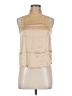 LILYSILK Tan Sleeveless Blouse Size M - photo 1