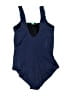 Swimsuits for all Graphic Blue One Piece Swimsuit Size 18 - photo 2