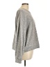 Lou & Grey Metallic Gray Pullover Sweater Size L - photo 4