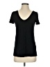 Three Dots Black Short Sleeve T-Shirt Size XS - photo 1