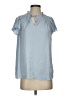 Maison d' Amelie 100% Polyester Blue Short Sleeve Blouse Size XS - photo 1