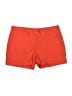 Ann Taylor LOFT 100% Cotton Solid Orange Shorts Size 00 - photo 1