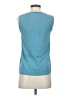 Green Envelope Blue Sleeveless T-Shirt Size S - photo 2