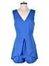 Adelyn Rae Color Block Blue Romper Size M - photo 1