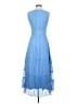 Taylor 100% Polyester Blue Cocktail Dress Size 2 - photo 2