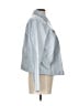Chico's Metallic Blue Jacket Size Lg (2) - photo 4