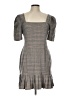 BCBG Plaid Gray Casual Dress Size 12 - photo 1