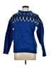 L.L.Bean 100% Lambswool Blue Wool Pullover Sweater Size Lg R - photo 1