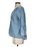 New Directions Blue 3/4 Sleeve Blouse Size S - photo 5