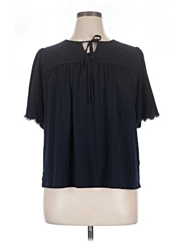 Adrianna Papell Short Sleeve Polo (view 1)