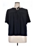 Adrianna Papell Blue Short Sleeve Polo Size XL - photo 1