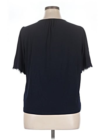 Adrianna Papell Short Sleeve Polo (view 2)