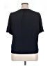Adrianna Papell Blue Short Sleeve Polo Size XL - photo 2