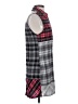 Alice + Olivia 100% Viscose Plaid Gray Sleeveless Button-Down Shirt Size XS - photo 4