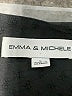 Emma & Michele 100% Polyester Solid Black Cocktail Dress Size L - photo 4