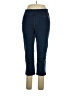 Woman Within Chevron-herringbone Blue Jeans Size 14W - photo 1