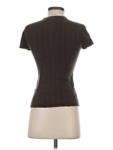 Madewell Cotton-Blend Pointelle Short-Sleeve Cardigan (view 2)