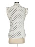 Anne Klein 100% Polyester Polka Dots Ivory Sleeveless Blouse Size 4 - photo 2