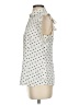 Anne Klein 100% Polyester Polka Dots Ivory Sleeveless Blouse Size 4 - photo 5