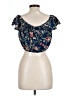 Xhilaration 100% Rayon Blue Sleeveless Blouse Size L - photo 2