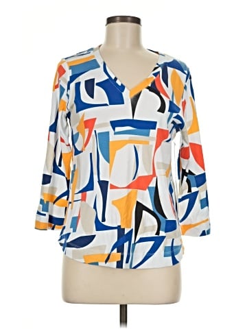 Chico's 3/4 Sleeve T-Shirt (view 1)