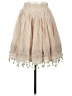 Ryu 100% Polyester Solid Tan Casual Skirt Size S - photo 1