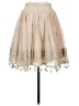 Ryu 100% Polyester Solid Tan Casual Skirt Size S - photo 2