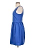 Everly 100% Polyester Solid Blue Casual Dress Size XS - photo 5