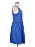 Everly 100% Polyester Solid Blue Casual Dress Size XS - photo 4