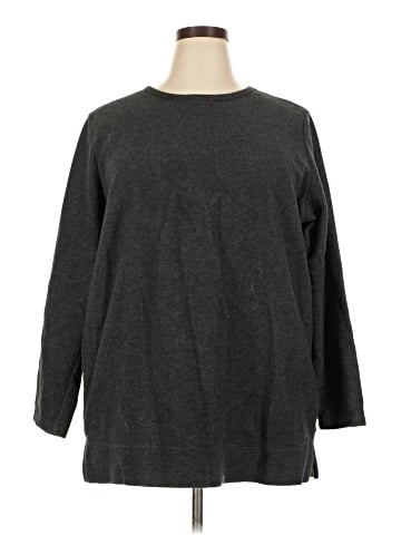 Woman Within Pullover Sweater (view 1)