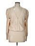 Allison Joy Tan Long Sleeve Top Size L - photo 1