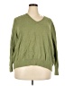 SONOMA life + style 100% Cotton Green Pullover Sweater Size 3X - photo 1