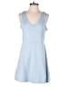 Gap Fit Solid Blue Casual Dress Size M - photo 1