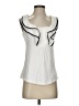 Deletta 100% Cotton White Sleeveless Blouse Size XS - photo 1