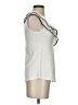 Deletta 100% Cotton White Sleeveless Blouse Size XS - photo 4
