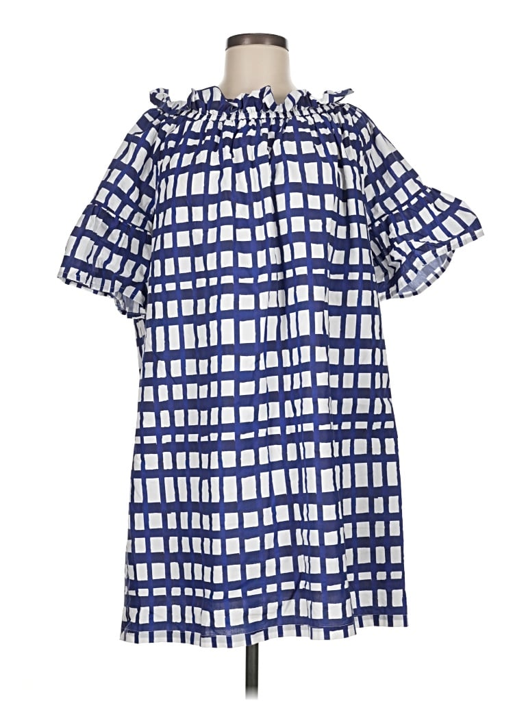 Pre-owned Brooke Wright Casual Dress In Blue