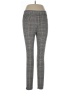 Seven7 Plaid Checkered-gingham Gray Leggings Size L - photo 1